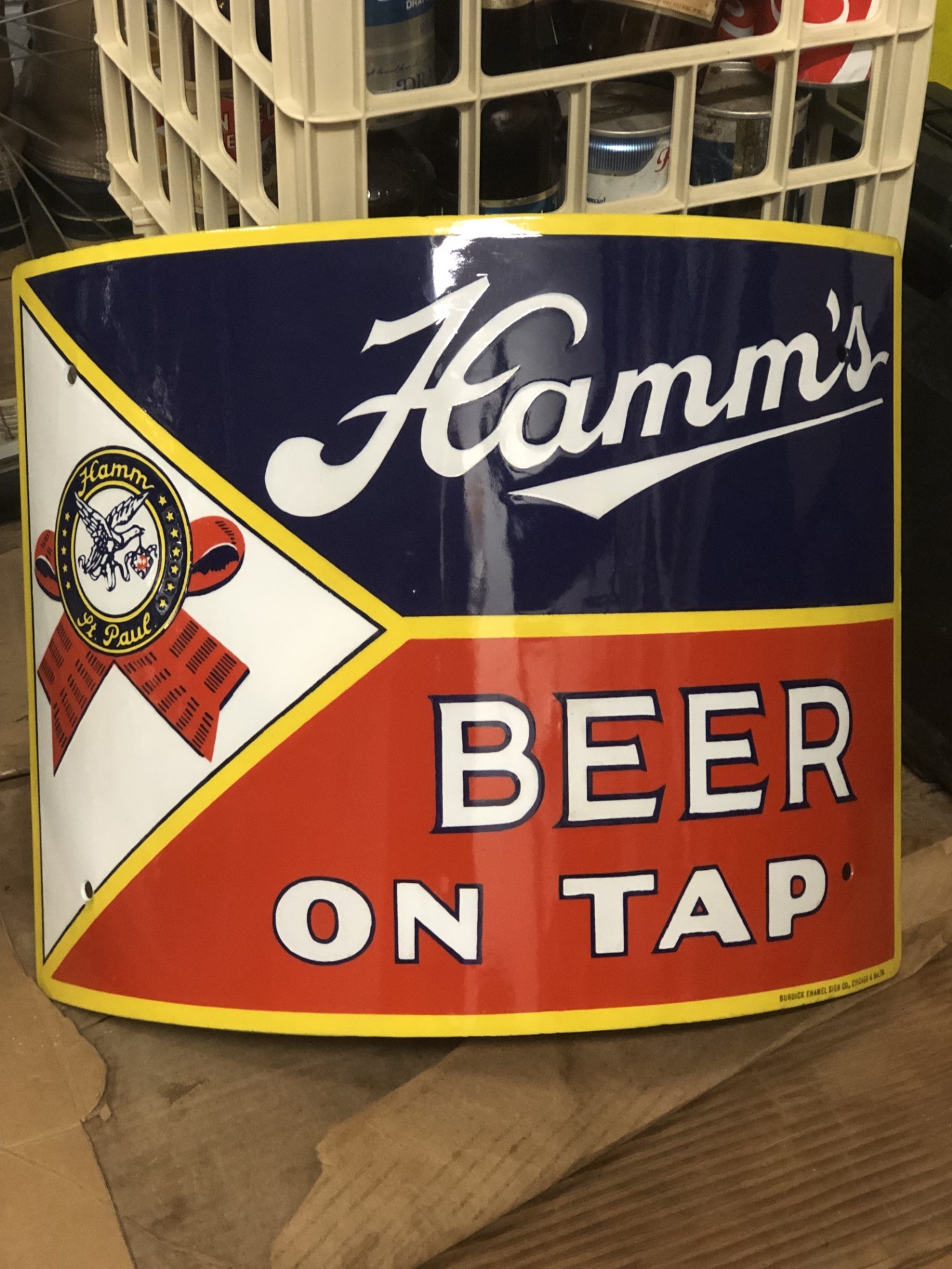 Hamm's Curved Porcelain Sign Collectors Weekly