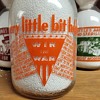 OLD HOMESTEAD FARM...MASSENA NEW YORK  WAR SLOGAN MILK BOTTLE