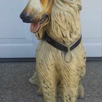 Vintage Marwal Resin Dog Statue - Animals
